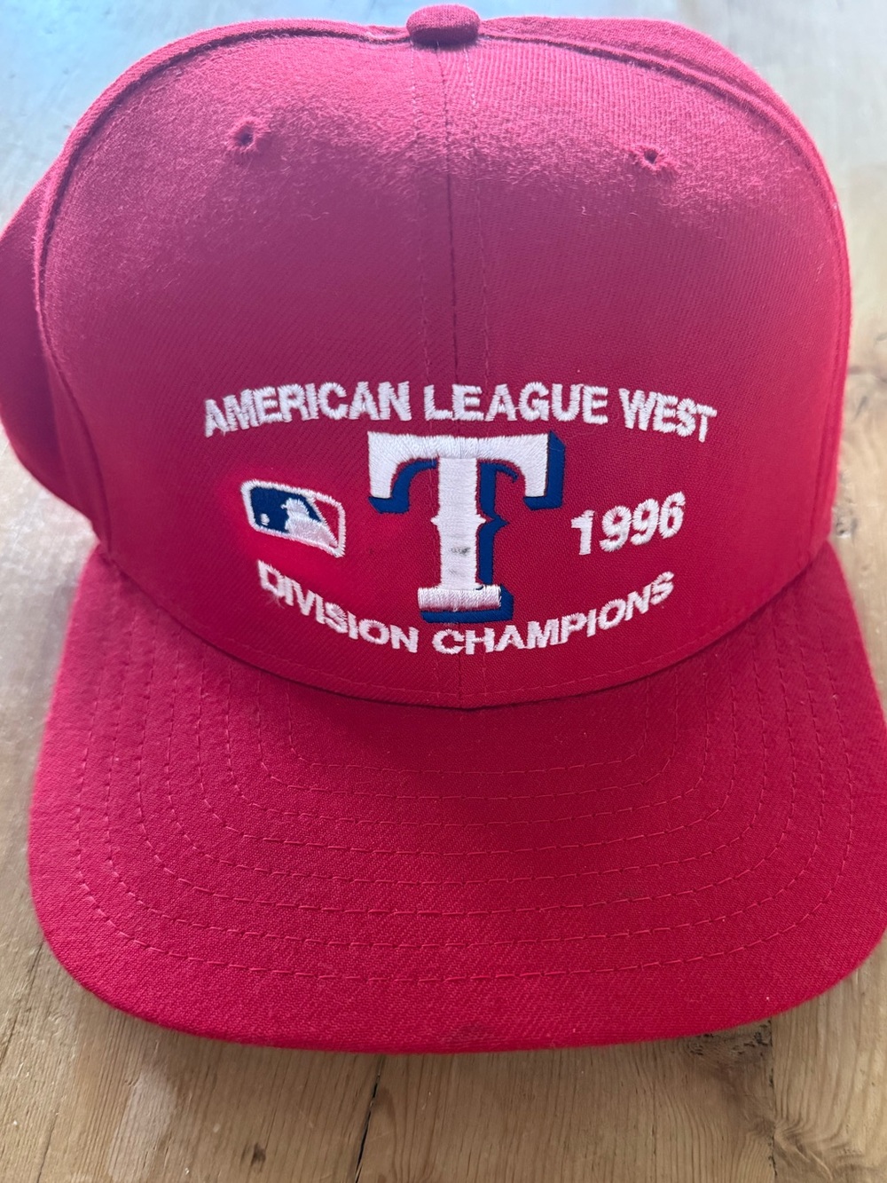 New Era Texas Rangers Red '1996 Division Champions' Cap